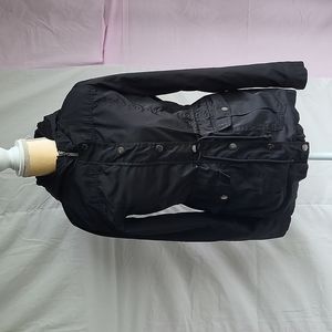 Copper Key Black Utility Coat Size S